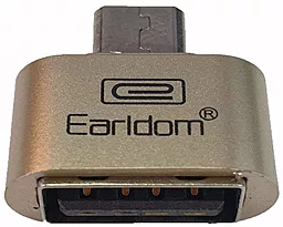 OTG-переходник Earldom ET-OT01 micro USB to USB Gold - миниатюра 2