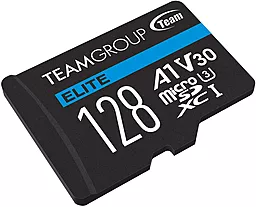 Карта пам'яті Team Elite 128 GB microSDXC UHS-I (U3) V30 A1 + SD-адаптер (TEAUSDX128GIV30A103) - мініатюра 3