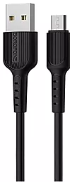 USB Кабель Borofone BX16 Easy micro USB Cable Black