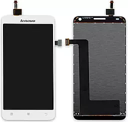 Дисплей Lenovo S580 с тачскрином, White - фото Дисплей Lenovo S580 с тачскрином, White