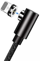 Кабель Usams U54 Right-Angle Magnetic USB-A - Lightning 10w 2a 1м cable Black (US-SJ444) - мініатюра 4 Кабель Usams U54 Right-Angle Magnetic USB-A - Lightning 10w 2a 1м cable Black (US-SJ444) - мініатюра 4