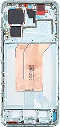 Рамка дисплея Xiaomi 14 Pro Coral Green - фото Рамка дисплея Xiaomi 14 Pro Coral Green