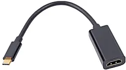 Відеокабель USB Type-C to HDMI v1.4 2160p 60hz black (TE385) Viewcon - фото Відеокабель USB Type-C to HDMI v1.4 2160p 60hz black (TE385) Viewcon