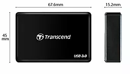 Кардрідер Transcend TS-RDF2 USB 3.0 CFast Black - мініатюра 3