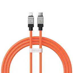 Уценённый кабель Baseus CoolPlay Series USB Type-C - Lightning 100w 5a 1м PD cable Orange (CAKW000007) - фото Уценённый кабель Baseus CoolPlay Series USB Type-C - Lightning 100w 5a 1м PD cable Orange (CAKW000007)