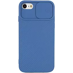 Чехол Epik Camshield Square Apple iPhone 7, iPhone 8, iPhone SE 2020 Blue - миниатюра 2