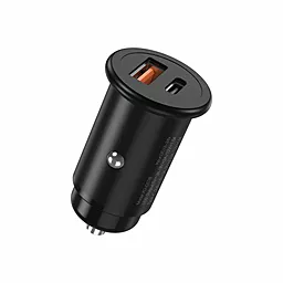 Автомобильное зарядное устройство XO CC38 20w PD USB-C/USB-A ports car charger black