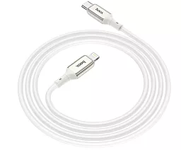 Кабель Hoco X66 Howdy USB Type-C - Lightning 20w 3a 1м PD сable White - миниатюра 4 Кабель Hoco X66 Howdy USB Type-C - Lightning 20w 3a 1м PD сable White - миниатюра 4