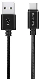 Кабель Borofone BU1 Magnet USB-A - Type-C 12w 2.4a 1.2м cable Black - фото Кабель Borofone BU1 Magnet USB-A - Type-C 12w 2.4a 1.2м cable Black