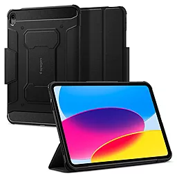 Чехол для планшета Spigen Rugged Armor Pro для Apple iPad 10 (10.9") 2022 Black (ACS05417) - фото Чехол для планшета Spigen Rugged Armor Pro для Apple iPad 10 (10.9") 2022 Black (ACS05417)