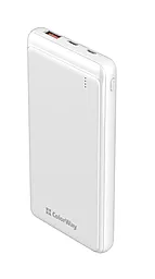 Повербанк ColorWay Slim PD 10000mAh 18W White (CW-PB100LPG3WT-PD) - фото Повербанк ColorWay Slim PD 10000mAh 18W White (CW-PB100LPG3WT-PD)