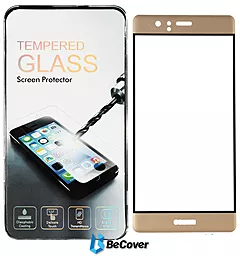 Захисне скло BeCover 3D Full Cover Huawei Ascend P9 Gold (700859)