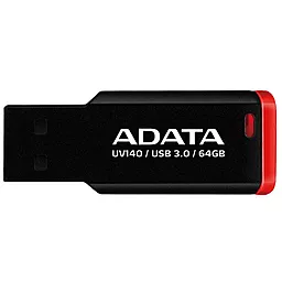 Флешка ADATA 64GB UV140 Black-Red USB 3.0 (AUV140-64G-RKD) - фото Флешка ADATA 64GB UV140 Black-Red USB 3.0 (AUV140-64G-RKD)
