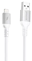 Кабель Proove ReGen USB-A - Lightning 12w 2.4a 1м cable White (CCRS15001102) - фото Кабель Proove ReGen USB-A - Lightning 12w 2.4a 1м cable White (CCRS15001102)