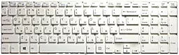Клавіатура для ноутбуку Sony Fit 15 SVF15 series / 149240561 без рамки White