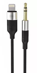 Аудио кабель Earldom ET-AUX54 AUX mini Jack 3.5mm - Lightning M/M Cable 1 м чёрный