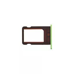 Держатель (лоток) Сим карты iPhone 5C Green - миниатюра 2