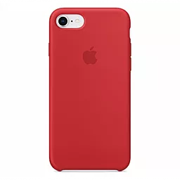 Чехол Apple Silicone case iPhone 7, iPhone 8, SE 2020 Red