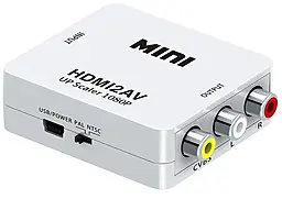 Відео конвертер HDMI - AV 1080p 60hz white (YT-CM-HDMI / AV-W) EasyLife - фото Відео конвертер HDMI - AV 1080p 60hz white (YT-CM-HDMI / AV-W) EasyLife