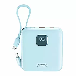 Повербанк XO PR235 10000 mAh 22.5W PD/QC Blue - фото Повербанк XO PR235 10000 mAh 22.5W PD/QC Blue