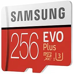 Карта пам'яті Samsung microSDXC 256GB Evo Plus Class 10 UHS-I U3 + SD-адаптер (MB-MC256HA/RU) - мініатюра 5
