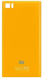 Задняя крышка корпуса Xiaomi Mi3 Yellow