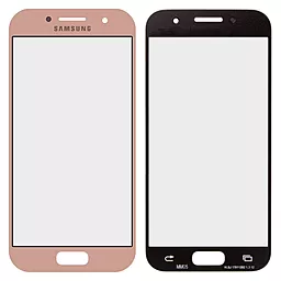 Корпусное стекло дисплея Samsung Galaxy A3 A320F, A320Y 2017 Pink - фото Корпусное стекло дисплея Samsung Galaxy A3 A320F, A320Y 2017 Pink