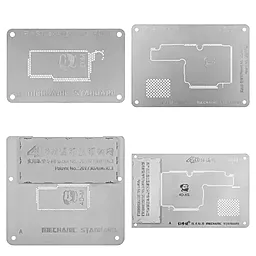 BGA трафарет (для реболінгу) MECHANIC 4D для Apple iPhone XS / XS Max / Huawei motherboard IC chip