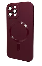 Чохол Cosmic Frame MagSafe Color для Apple iPhone 12 Pro  Wine Red