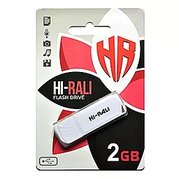 Флешка Hi-Rali Taga Series 2GB USB 2.0 (HI-2GBTAGWH) White