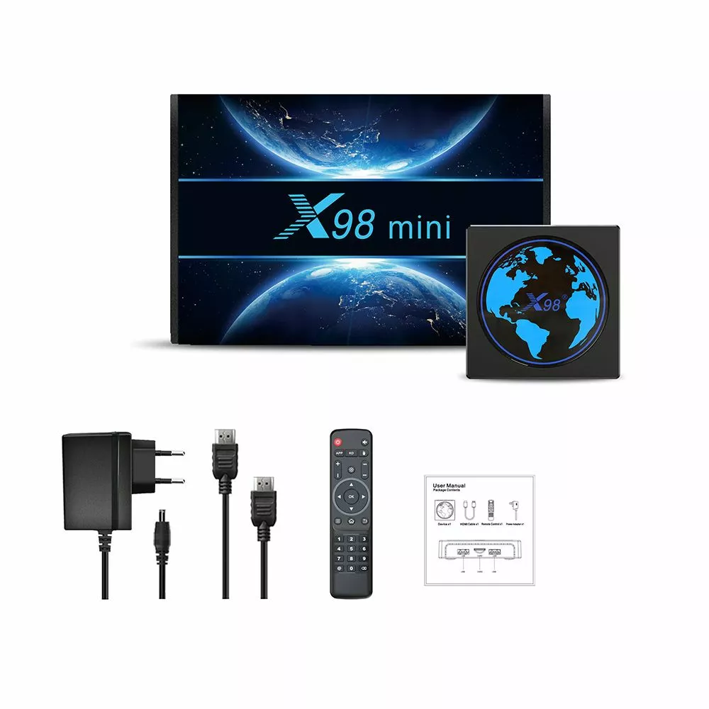Смарт приставка Android TV Box X98 mini 4/32 GB - фото 4