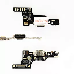 Нижняя плата Huawei P9 (EVA-L09) с разъемом зарядки и микрофоном