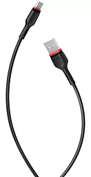 Кабель XO NB-P171 USB-A - micro USB 12w 2.4a 1м cable Black - фото Кабель XO NB-P171 USB-A - micro USB 12w 2.4a 1м cable Black