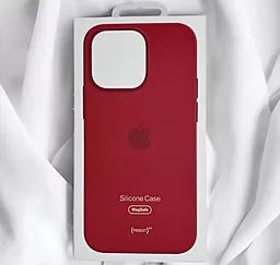 Чехол Silicone Case Full with MagSafe and SplashScreen для Apple iPhone 13 Pro Red - миниатюра 3 Чехол Silicone Case Full with MagSafe and SplashScreen для Apple iPhone 13 Pro Red - миниатюра 3