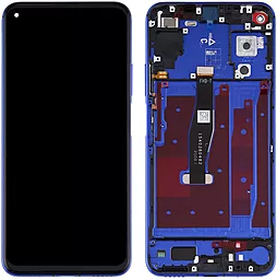 Дисплей Huawei Honor 20, Nova 5T з тачскріном і рамкою, оригінал, Phantom Blue