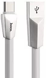 Кабель USB Hoco X4 Zinc Alloy USB Type-C Cable 1.2M White
