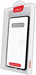 Чехол Intaleo Real Glass Samsung G973 Galaxy S10 White (1283126491177) - миниатюра 3