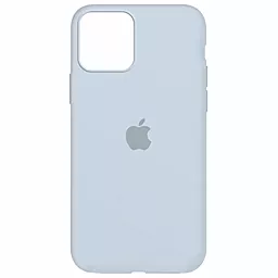 Чехол Silicone Case Full for Apple iPhone 12, iPhone 12 Pro Mist Blue