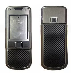Корпус для Nokia 8800 Arte з клавіатурою Carbon