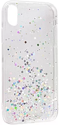 Чехол Epik Star Glitter Apple iPhone XR Clear