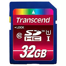 Карта пам'яті Transcend SDHC 32GB Premium Class 10 UHS-I U1 (TS32GSDU1) - фото Карта пам'яті Transcend SDHC 32GB Premium Class 10 UHS-I U1 (TS32GSDU1)