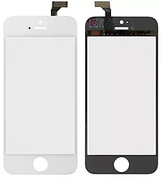 Сенсор (тачскрин) Apple iPhone 5 White - фото Сенсор (тачскрин) Apple iPhone 5 White