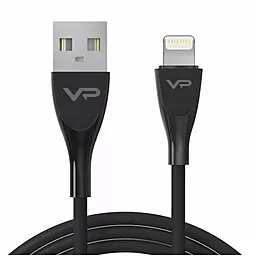 Кабель Veron SL08 Silicon USB-A - Lightning 12w 2.4a 1м cable Black - фото Кабель Veron SL08 Silicon USB-A - Lightning 12w 2.4a 1м cable Black
