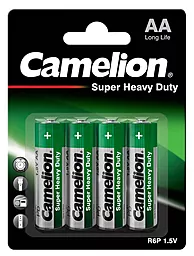 Батарейки Camelion AA / R6 Super Heavy Duty Green 4шт (C-10000406)