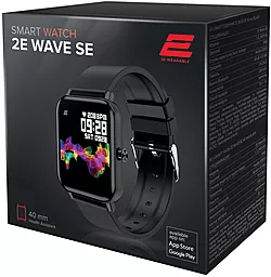Смарт-часы 2E Wave SE 40mm Black (2E-CWW10BK) - миниатюра 2 Смарт-часы 2E Wave SE 40mm Black (2E-CWW10BK) - миниатюра 2