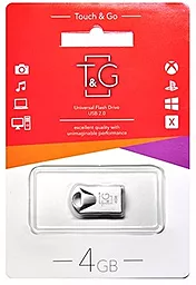 Флешка T&G 4GB 106 Metal Series Silver (TG106-4G) - фото Флешка T&G 4GB 106 Metal Series Silver (TG106-4G)