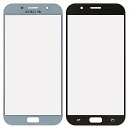 Корпусне скло дисплея Samsung Galaxy A7 A720F 2017 (з OCA плівкою) (original) Blue - фото Корпусне скло дисплея Samsung Galaxy A7 A720F 2017 (з OCA плівкою) (original) Blue