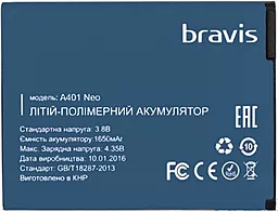 Аккумулятор Bravis Neo A401 (1650 mAh) 12 мес. гарантии