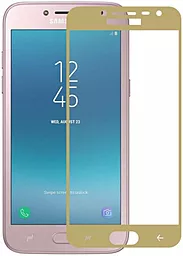 Защитное стекло Walker Full Glue Samsung J250 Galaxy J2 2018 Gold