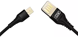 Кабель XO NB118 USB-A - micro USB 12w 2.4a 1м cable Black